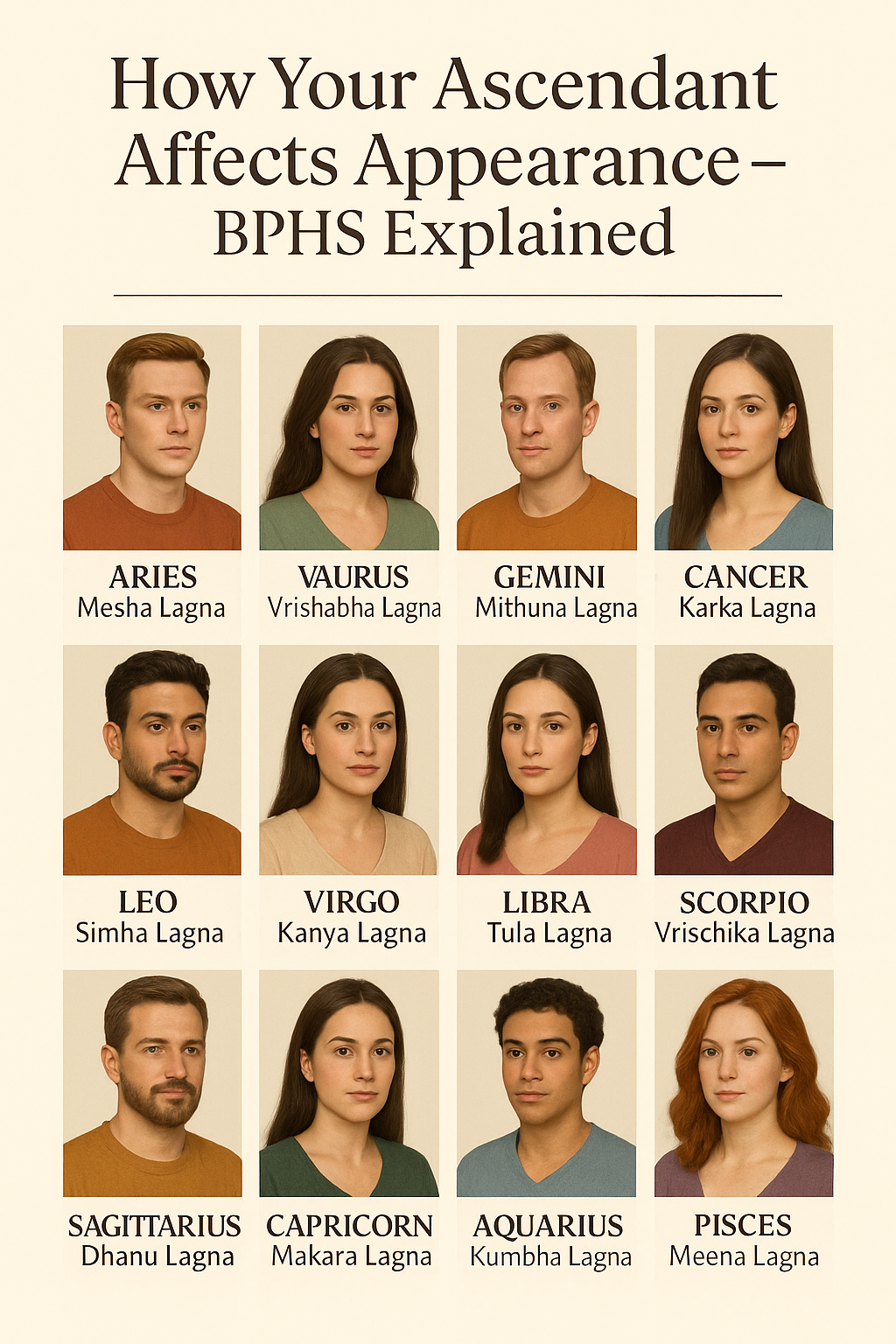 Aries Ascendant appearance Physical features by Vedic astrology